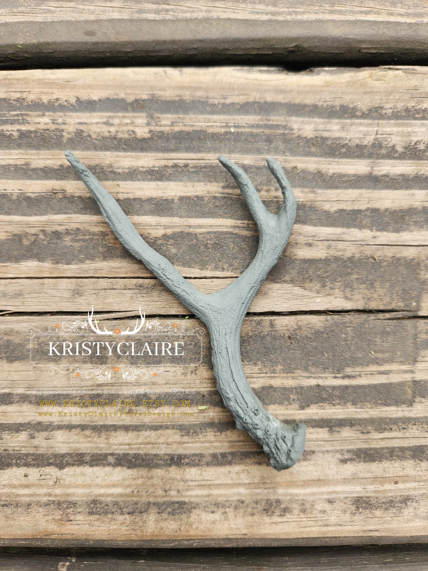 Mini Antler, 1 Faux, Handmade, 1 Small Antler, Deer, Taxidermy, White, Cream, Black, Gold, Copper, Silver, Red, Purple, Orange, Pink, Blue