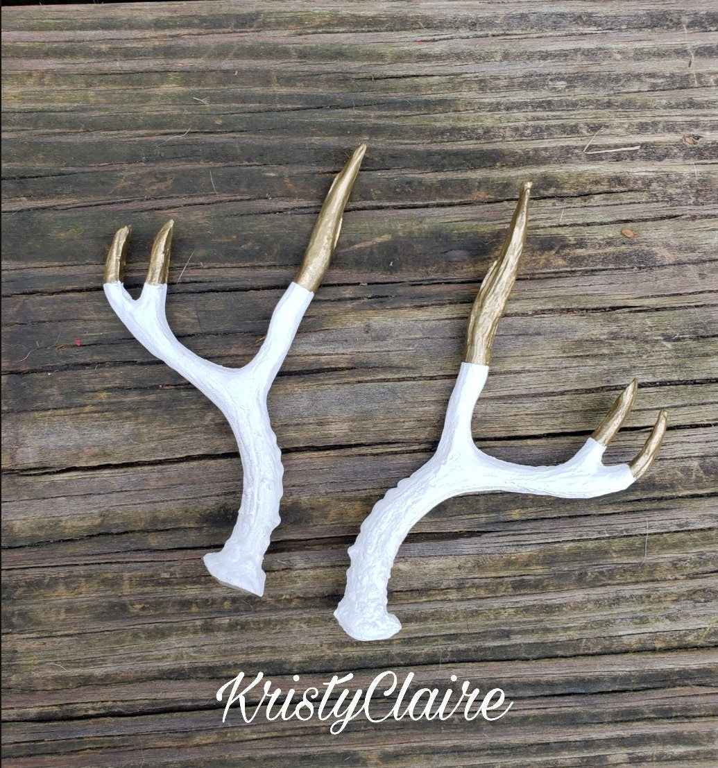 Antler Pair, Faux Antlers, Set, Mini Antlers, Taxidermy, Craft