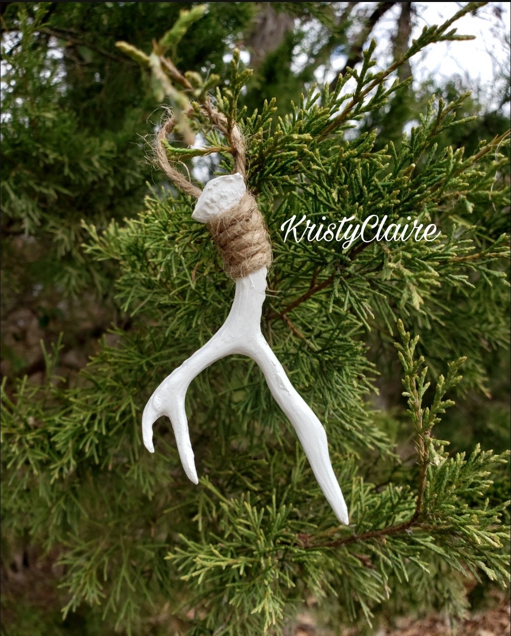 Antler Ornament, Deer Antler, Taxidermy, Faux, Christmas Decorations, Hunting, Fishing, Redneck, Country, Camo