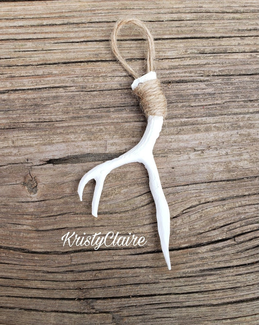 Antler Ornament, Deer Antler, Taxidermy, Faux, Christmas Decorations, Hunting, Fishing, Redneck, Country, Camo